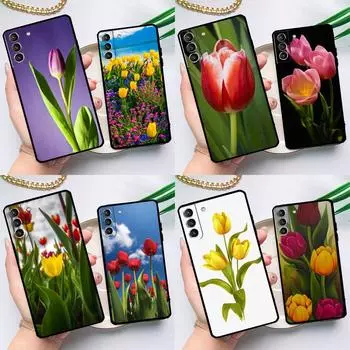 Чехол-тюльпан для Samsung Galaxy S23 S22 S20 S21 Ultra S8 S9 S10 Note10 Plus Note20 Ultra S20 FE Galaxy S23Ultra