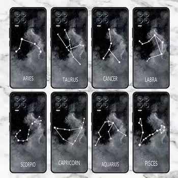 Чехол Twelve Constellations для Realme 8 C21y GT Neo 2 3 8i C21 7 C11 6 C12 C35 C3 GT 9 Pro C12 силиконовый чехол для телефона TPU Realme 8i