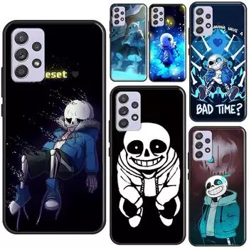 Чехол Undertale Sans для Samsung A52S A12 A32 A42 A52 A72 A51 A71 A31 A11 A40 A50 A70 A21S, чехол для телефона Samsung A10