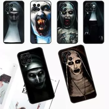Чехол ужасов монахини Валак для Samsung Galaxy M13 M33 M53 M20 M30s M31s M12 M32 M52 M11 M51 M14 M34 M54 M55 Samsung M22