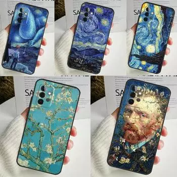 Чехол Van Gogh Starry Night для Samsung Galaxy A54 A34 A14 A13 A33 A53 A12 A32 A52 A71 A51 A15 A25 A35 A55 Samsung A52