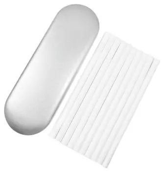 чехол Ватные палочки для замены водопоглощающей поверхности для ультразвукового настольного прибора общего назначения, длинные, можно отрезать по своему усмотрению x 10 [Включено в комплект] белый