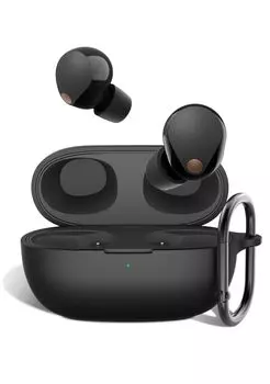 Чехол Vikisda на сентябрь Защитный чехол для носимых наушников Sony, устойчивый к падениям и царапинам, в комплект входит карабин WF-1000XM5