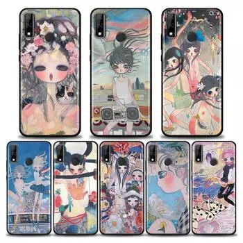 Чехол в японском стиле Aya Takano Art Painting для Huawei Y6 Y7 Y9 2019 Y6p Y8s Y9a Y7a Мягкий чехол Mate 10 20 Lite 40 Pro Plus Huawei Y6 2019