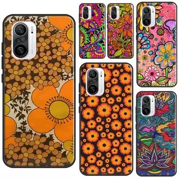 Чехол в стиле хиппи 70-х годов с психоделическими цветочными цветами для POCO M3 M4 F1 F2 F3 X4 GT X3 Pro, чехол для Xiaomi 11T 10T 12 Pro 12X Mi 11 Lite Mi 9T (9T Pro)