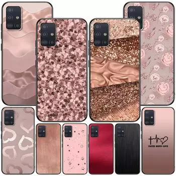 Чехол в стиле розового золота с любовью для Samsung Galaxy A54 A53 A32 A52s A12 A21s A51 A22 A31 A52 A72 A11 A14 A02s A23, чехол из ТПУ для телефона Samsung A02s