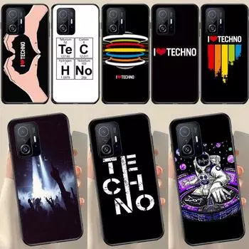 Чехол в стиле техно-музыка для POCO X5 X3 F5 Pro X4 F4 GT M5s C40 F3 для Xiaomi 13 Lite 12 11T 12T Pro 12X POCO F4