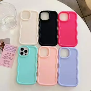 Чехол Wave Side Liquid Silicone для телефона Xiaomi Redmi Note 8 9 10 11 12 13 Pro Plus 5G 4G 9S 10S 11S 12S Cream Soft Cover Fundas Redmi Note 8&Silicone Case красный