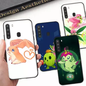Чехол WD9 Digimon Black Sofe для Samsung Note 20 Lite S24 Ultra S23 A03 A05 A06 A11 A71 A15 A16 A13 A24 A25 A33 A52 A53 A50 M55 M35 Plus Samsung M35 5G гагат