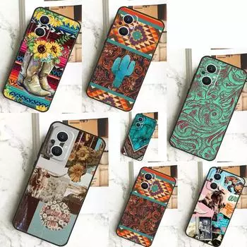 Чехол Western Cowgirl Cowboy Boho для OPPO Reno 5 Lite 4 6 7 8 10 Pro 11 F 4Z 5Z 8T OPPO Find X2 X3 Lite X5 X6 Pro Cover OPPO Reno7 Lite