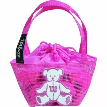 Чехол Wilson BEAR4 на 8 сеток, розовый розовый