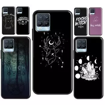 Чехол Witch Witchcraft Magical Back для Realme 8i 8 Pro GT Neo 2 Master C15 C21 Coque для OnePlus 8T 9R Nord2 9 Pro GT Master Explorer5G