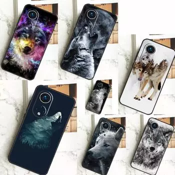 Чехол Wolf Howls Art для Honor Magic 6 Pro 5 Lite 50 70 90 X6 X7 X8 X9 Honor X6a X7a X8a X9a X8b X9b Cover Honor Magic6 Lite