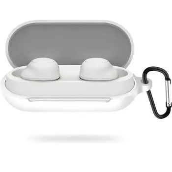 Чехол YAODLE для SONY Sony, изготовленный из силикона, с полной защитой, защитой от падений и царапин, ударопрочный, перезаряжаемый, легкий, компактный, с карабином белый