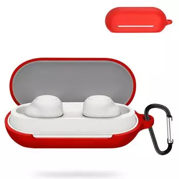 Чехол YAODLE Совместим с SONY Жидкий силиконовый чехол Защитный чехол для Sony Защитный чехол Ударопрочный Водонепроницаемый пылезащитный Легкий и маленький красный