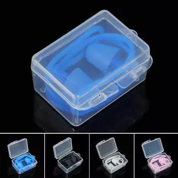 Чехол Защитный Мягкий Беруши Для Плавания Беруши Предотвращают Водонепроницаемость Принадлежности Для Плавания Дайвинга синий