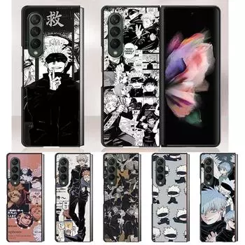 Чехол Zfold4 для Samsung Galaxy Z Fold3 5G, жесткий пластиковый тонкий чехол, ультратонкий для Galaxy Z Fold 3, чехол Jujutsu Kaisen Anime Samsung Z Fold3 5G