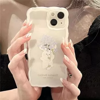 Чехол Zhitai Cartoon для iPhone 15 Pro, 14, 13 и 12 — модный дизайн, тема Big Wave iPhone 12 Pro Max