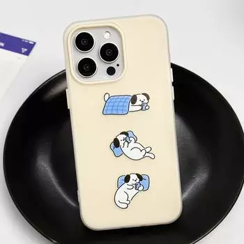 Чехол Zhitai Cartoon Jelly для iPhone 11/12/14/15/16 Pro Max iPhone 13 Pro