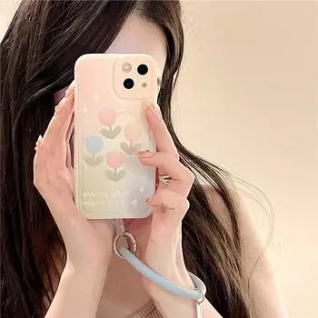 Чехол Zhitai Cartoon Rabbit Leather для iPhone 11/13 Pro Max/14/6/7/8 Plus/XR iPhone 7/8