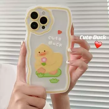 Чехол Zhitai Cartoon Varnish для iPhone 11/13/14 Pro Max и XR/XS/7/8 Plus iPhone 14 PLUS