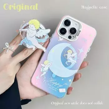 Чехол Zhitai Magnetic Frosted Laser для телефонов Apple, Mate60Pro, Huawei P70, iPhone15 iPhone 13/14