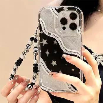 Чехол Zhitai Pro Glitter для iPhone 15/16/13 Pro Max/12/11 с оболочкой Phantom и совместимостью с браслетом Apple. iPhone 13 Pro Max