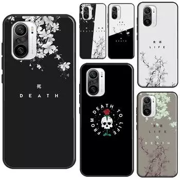 Чехол «Жизнь со смертью» для POCO F3 F1 F2 M3 M4 X4 Pro GT X3 Pro, чехол для Xiaomi Mi 11 Lite 12 X Mi 11T Pro Mi 9T (9T Pro)