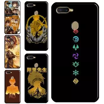 Чехол zhongli genshin Impact для OPPO A83 A91 A93 A1K A15 A3S A54 A74 A94 A5 A9 A31 A53 A52 A72 A53S, задняя крышка OPPO A3S