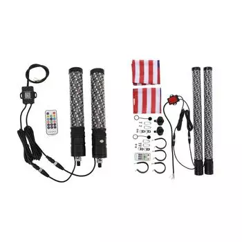 Чейзинговые фары многофункциональные 300 шаблонов 10 скоростных настроек спиральные RGB светодиодные фары для квадроциклов RZR UTV ATV Off Road