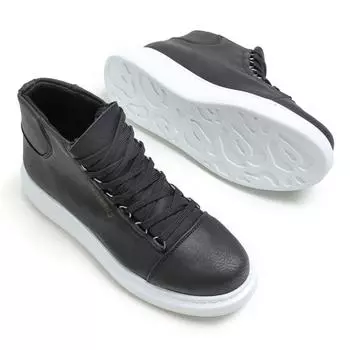 Chekich Мужская обувь Ботинки Мужские ботинки Черные кроссовки из искусственной кожи на шнуровке Удобные гибкие модные свадебные Ортопедические прогулки Спорт CH258