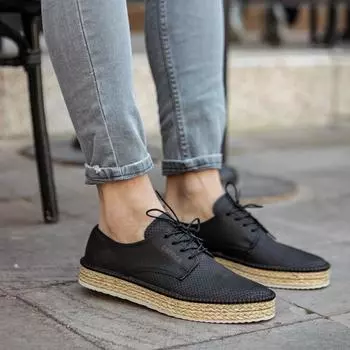 Chekich Мужская Обувь Обувь Черный Цвет Не Кожа На Шнуровке Весна Лето Сезоны Плетеная Подошва Повседневная Освещенная Формальные Стильные Свадебная Мода CH117