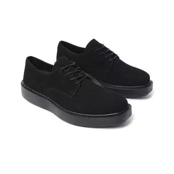 Chekich Мужская обувь Обувь Замша Черная искусственная кожа Весна и осень Сезон на шнуровке Классические деловые костюмы Модная швейная подошва Повседневная гибкая CH003