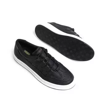 Chekich Мужская обувь Повседневная обувь Черный цвет Искусственная кожа на шнуровке Модная дышащая 2023 Свадебная офисная белая подошва Прогулочная обувь CH040