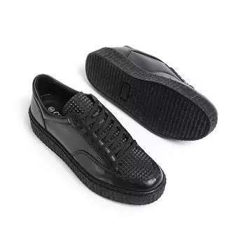 Chekich Мужская обувь Повседневная обувь Кроссовки для мужчин Черная искусственная кожа на шнуровке Офисная свадебная повседневная обувь Повседневная обувь Ортопедическая удобная CH017