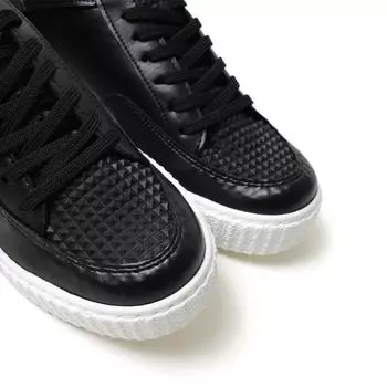 Chekich Мужская обувь Повседневная обувь Кроссовки для мужчин Черная искусственная кожа на шнуровке Легкая офисная свадебная однотонная повседневная обувь CH017