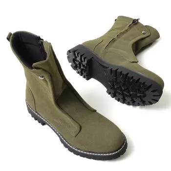 Chekich Мужская обувь Сапоги Замшевые хаки Зимние сезонные туфли без шнуровки Модная уличная обувь высокого качества, удобная, итальянская, в мужском стиле, новинка CH027