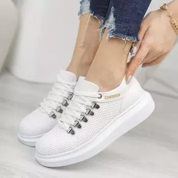 Chekich Женские кроссовки Удобные 2023 Модные стильные белые прогулочные и качественные модные туфли на высокой подошве. дышащий самый продаваемый случайный