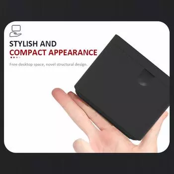 Чековый принтер 58 мм POS-принтер USB + BT Настольный принтер с прямой термопечатью, совместимый с поддержкой W-EU белый