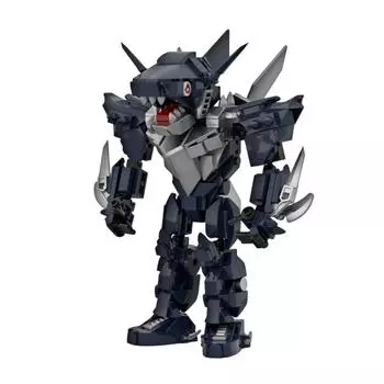 Человечек из палочек Блочная модель Руки Обувь Боевой Меха Блок One Size