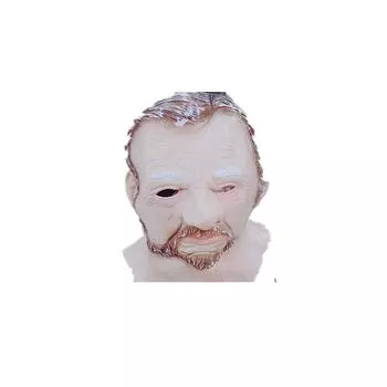 Человеческая латексная маска Головной убор старика Косплей реквизит Для костюмированной вечеринки на Хэллоуин Подарок