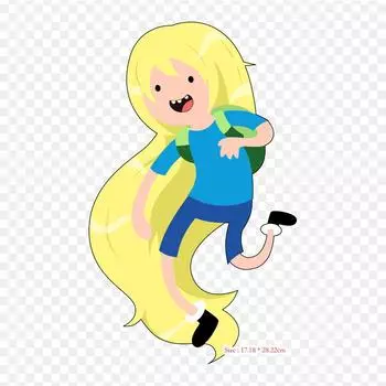 Человеческие волосы Финн, художественная термопереносная печать, виниловые нашивки, наклейки для одежды, аппликации «сделай сам», моющиеся нашивки