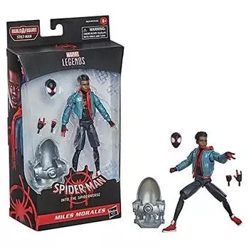 Человек-паук Hasbro Marvel Legends Series Into The Spider-Verse Майлз Моралес 6-дюймовая коллекционная фигурка игрушка