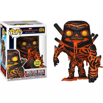 Человек-паук вдали от дома Molten Man Glow, США, кроме поп-музыки! винил
