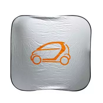 Chemical Fiber Cloth Sunscreen Sunroof Folding Sunshade For Sun Protection 2. Size Is Sufficient As Shown