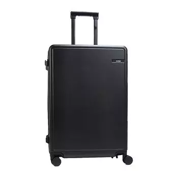 Чемодан Ace размер M 5 ночей 6 дней 6 ночей 7 дней 63 л со складным держателем для напитков и боковым крючком чехол для переноски сумка скошенная 4,3 кг № 05682 чёрный