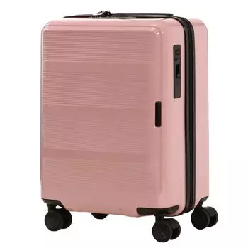 Чемодан Bijoux Bijoux 34 л 46 см 50010 Чехол для переноски Жесткий чехол-молния Можно брать с собой на борт Оснащен замком TSA Ripple Plus Розовый x Черный [Transport