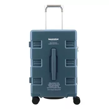 Чемодан CARRY WAGON IW33 Легкий 39 л 54 см 3 кг Чехол для переноски Сумка для переноски Оснащен замком TSA Гарантия 2 года FJORD BLUE [Innovator] Ручная кладь