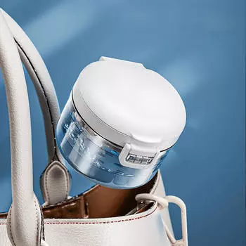 Чемодан для чистки зубных протезов с сетчатой корзиной Портативный фиксатор щетки