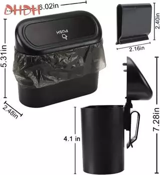 Чемодан для хранения в салоне автомобиля мусорное ведро выдвижная корзина мини-лоток мусорный ящик ящик для мусора дверь сиденье зажим подставка держатель автомобильные аксессуары